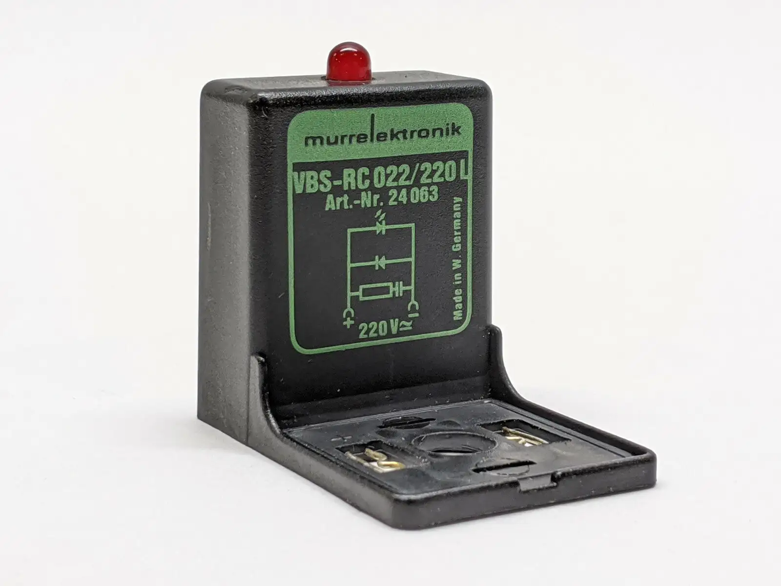 VBS-RC 022/220L | Murr Elektronik  Valve Plug Supressor Form A 18mm - New