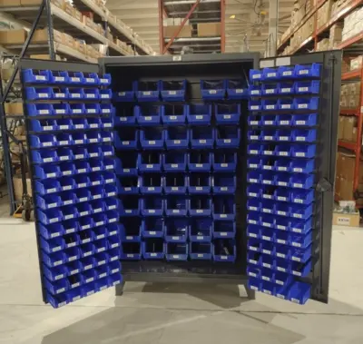 Used Stronghold Extreme Duty 12 GA All Bin Cabinet 46" x 24" x 78" Cabinets Michigan US | Maverick Industrial Sales #1475228
