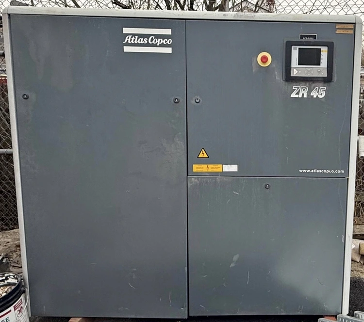 Used 2007 ATLAS COPCO ZR-45 Rotary Screw & Sliding Vane Air Compressors Massachusetts US | ARC Equipment Corp #779216