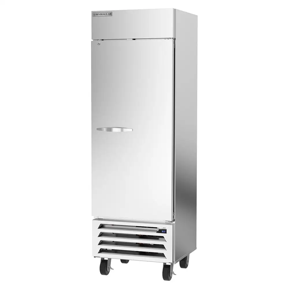 Beverage-Air HBR19HC-1 27 1/4" One Section Reach In Refrigerator - (1) Right Hinge Solid Door, 115v
