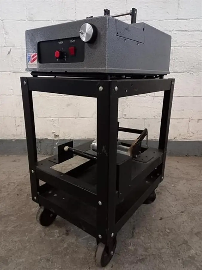 Advent model 310 semi-automatic pressure sensitive wraparound labeler