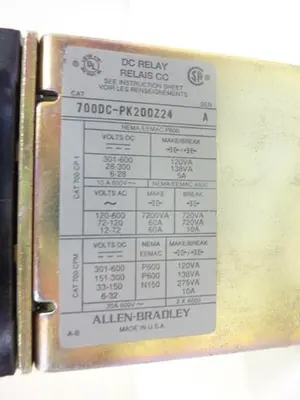 USED ALLEN BRADLEY 700DC-PK200Z24 SER A