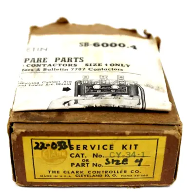 NEW CLARK CY-34-1 SIZE 4 SERVICE KIT CY341