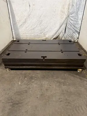 60" X 90" X 14" T-SLOTTED FLOOR PLATE. STOCK # 0632221