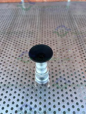 USED BETA PRECISION INDUSTRIES PEAK STAND MICROSCOPE 50X W/ ELECTRONIC RULER 60"