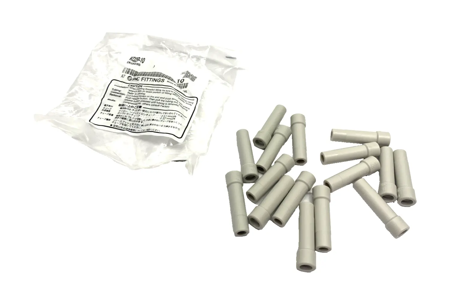 KQ2P-10 | SMC  Push-In Plug Fitting 10mm LOT OF 16 - New Other