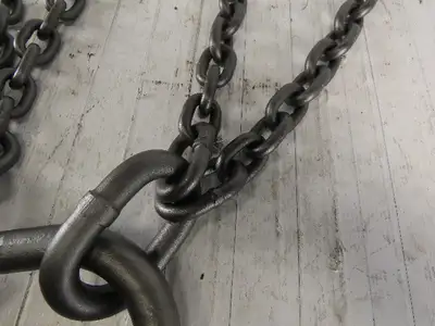 ACCO 98T322 Double Basket Continuous Chain Sling 3/8" X 5'7" 18400Lb at 60°