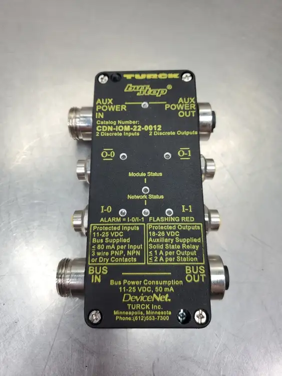 Used Turck DeviceNet BusStop Terminal Connector Block PLC Input & Output South Carolina US | Palmetto Automation #1159114