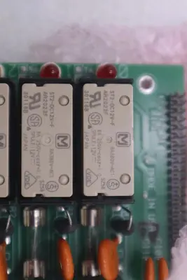 Cattron 01C-PB9R Fused 9 Channel Relay Circuit Board LED Indication STOCK K-3355