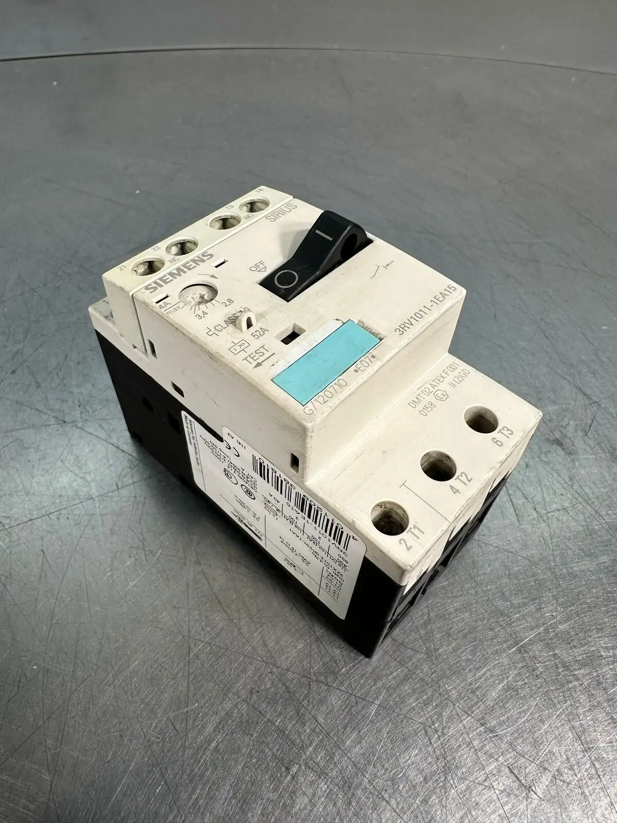 Siemens 3RV1011-1EA15 SIRIUS Circuit Breaker (7.4.3)