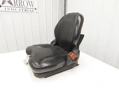 Grammer Forklift Seat Black Vinyl Adjustable Removed From Linde 0015225372