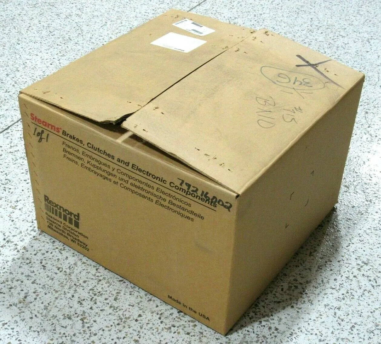 NEW STEARNS 108604102016 MOTOR BRAKE DBL C SW 460V