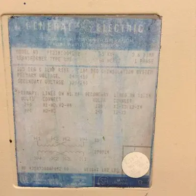 USED GENERAL ELECTRIC 9T21B1004G02