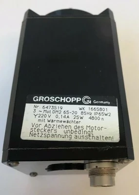 Used Grosschopp WK1665801 Servo Motors | J&J Industrial Supply #500521