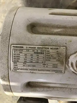 Tokuda DRP-1400 Oil-Sealed Vacuum Pump 1200/1440LPM 2.2kW 200-220V 3PH