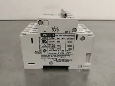 Allen Bradley 1492-CB3 G100 10A 3P CIRCUIT BREAKER 4D