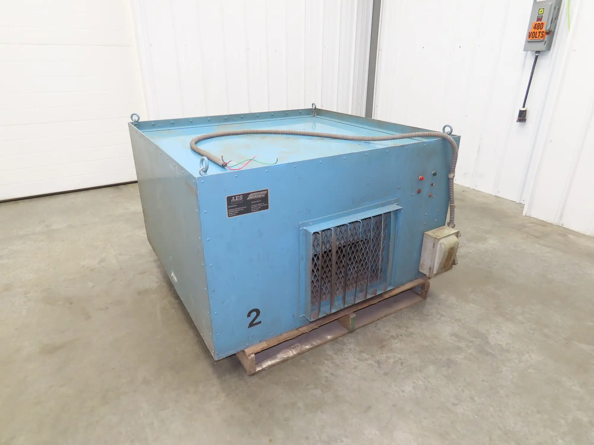 Aerospace America Air Filtration Dust Filter Collector 3Hp 230/460V Overhead