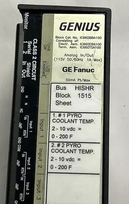 USED GE FANUC IC660BBA100