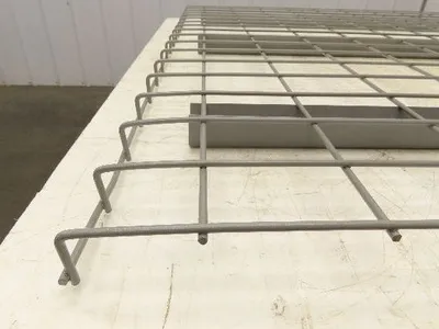New Pallet Rack Wire Deck 44x46" Waterfall 3 Step Channel Racking 2500lb Mesh