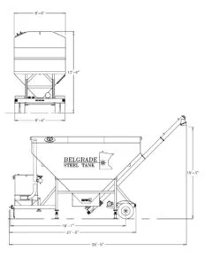 Belgrade 200 Low Profile Portable, Silos | Iron Listing (2)