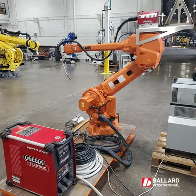 ABB IRB 4600-20/2.5 Welding Robot w/ IRC5 Controller & Lincoln R450 Weld Package