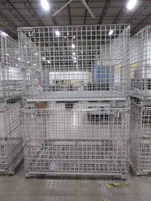 U-LINE, COLLAPSIBLE, WIRE CONTAINERS