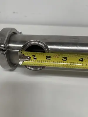 Stainless Steel  2.5" Sanitary x 20.5" Filter Housing Column