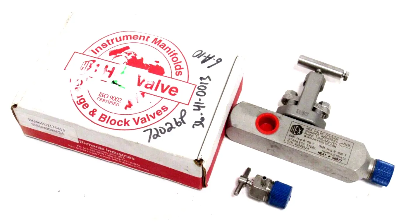 NEW HEX VALVE HG461U3131413 CONTROL VALVE