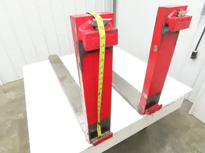 Bolzoni QQE 190830 5x48" Class 3 Steel Forklift Forks 20" Carriage 1-Pair READ