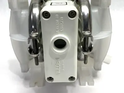 USED WILDEN AIR OPERATED DOUBLE DIAPHRAGM PUMP 1/2" P1/PPPPP/TNU/TF/KTV