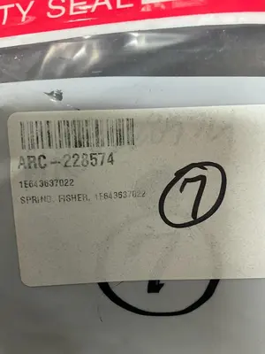 FISHER SPRING PN: 1E643637022