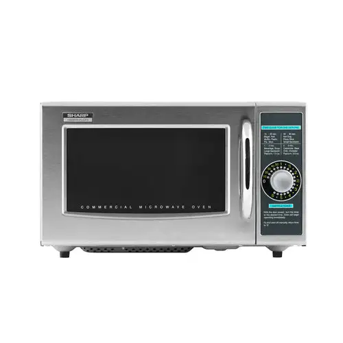 Microwave Oven, Medium Duty, 1000 Watts, 1.0 Cu. Ft. Capacity, Stainless Steel D