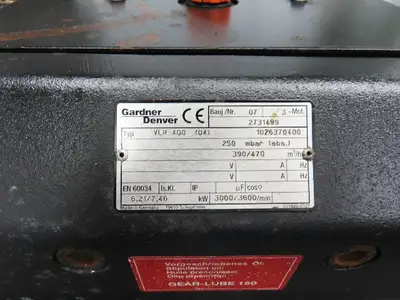 Used GARDNER DENVER _UNKNOWN_ Vacuum Pumps Indiana US | Arrow Industrial #1408672