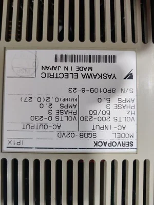 USED YASKAWA YASKAWA SGDB-05VDY1 SERVOPACK DRIVE SGDB05VDY1