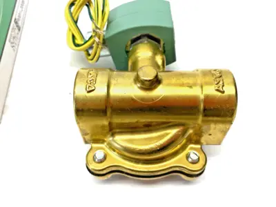 USED ASCO RED HAT RED HAT 2-WAY 2-POSITION NORMALLY CLOSED SOLENOID VALVE