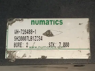 Used NUMATICS SH20007LB1ZCS4 Pumps Ohio US | HGR 24 #1506924