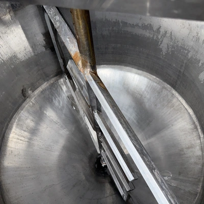 600L S/S JKTD vertical Anchor paddle mixer