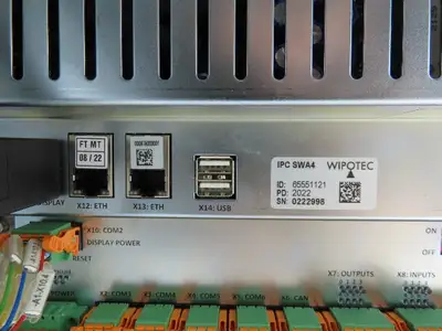 Wipotec HC Checkweigher Conveyor Control Panel w/PC Computer Module IPC SWA4