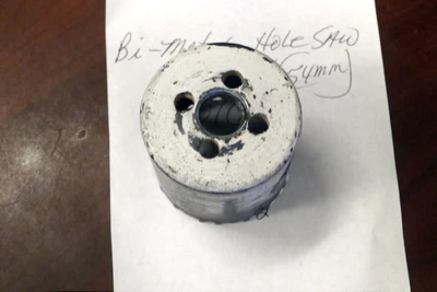 Used 2 1/8" (54mm) Bi-Metal Hole Saw