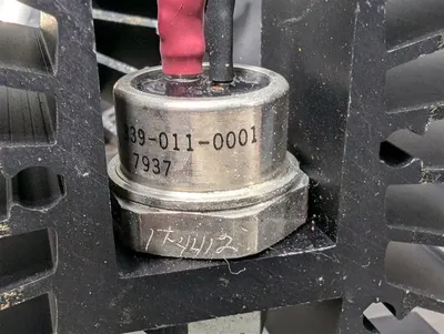Lot of 3 I&R International 339-011-0001 7937 Rectifier Diodes w/ Heatsink Used