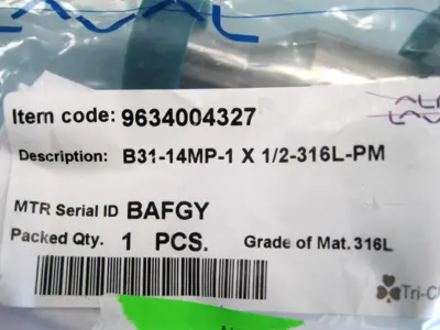 NEW Alfa-Laval B31-14MP-1x1/2-316L-PM