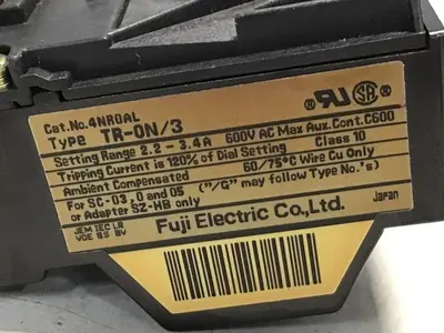 USED FUJI ELECTRIC TR-ON/3 4NROAL