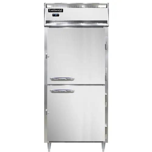 Continental D1FXNSAHD 36 1/4" Designer Line One Section Reach In Freezer, (2) Right Hinge Solid Doors, 115v
