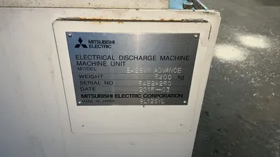 Used 2015 MITSUBISHI ELECTRIC EA28VM ADVANCE EDM Sinkers Ohio US | HGR 24 #1186257