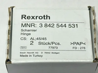 3 842 544 531 | Bosch Rexroth 3842544531 Hinge AL 45/45 PKG OF 2 - New