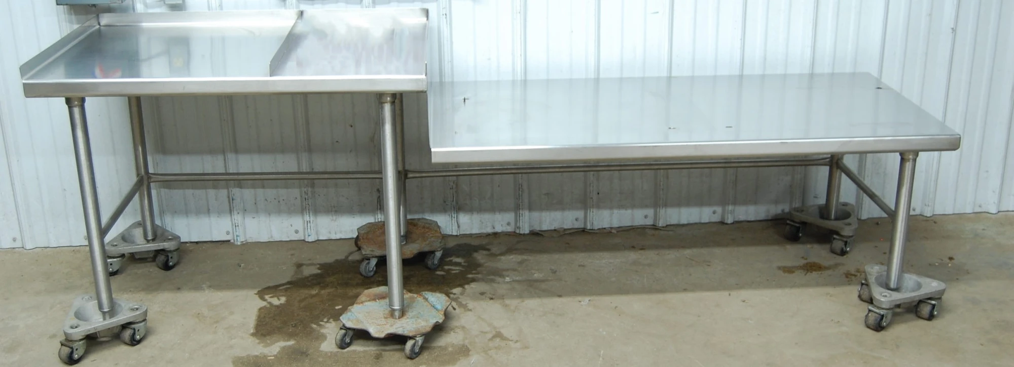 142-0747 93 Inch Stainless Steel Heavy Duty Equipment Stand