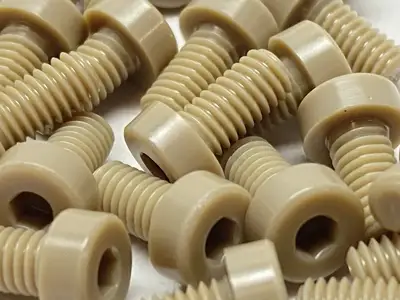 New | in-Stock Nippon Hexagonal Socket Cap Screw PEEK M4 8mm Length LOT OF 35 Nuts & Screws Michigan US | Maverick Industrial Sales #1487657