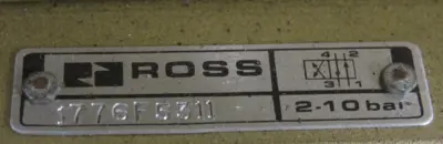 USED ROSS 1776F5311 SOLENOID VALVE 400C79