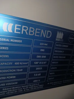 2023 ERBEND EMS3240 Power Squaring Shears (Gauge) | THREE RIVERS MACHINERY (5)