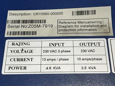 USED KOLLMORGEN CR10560